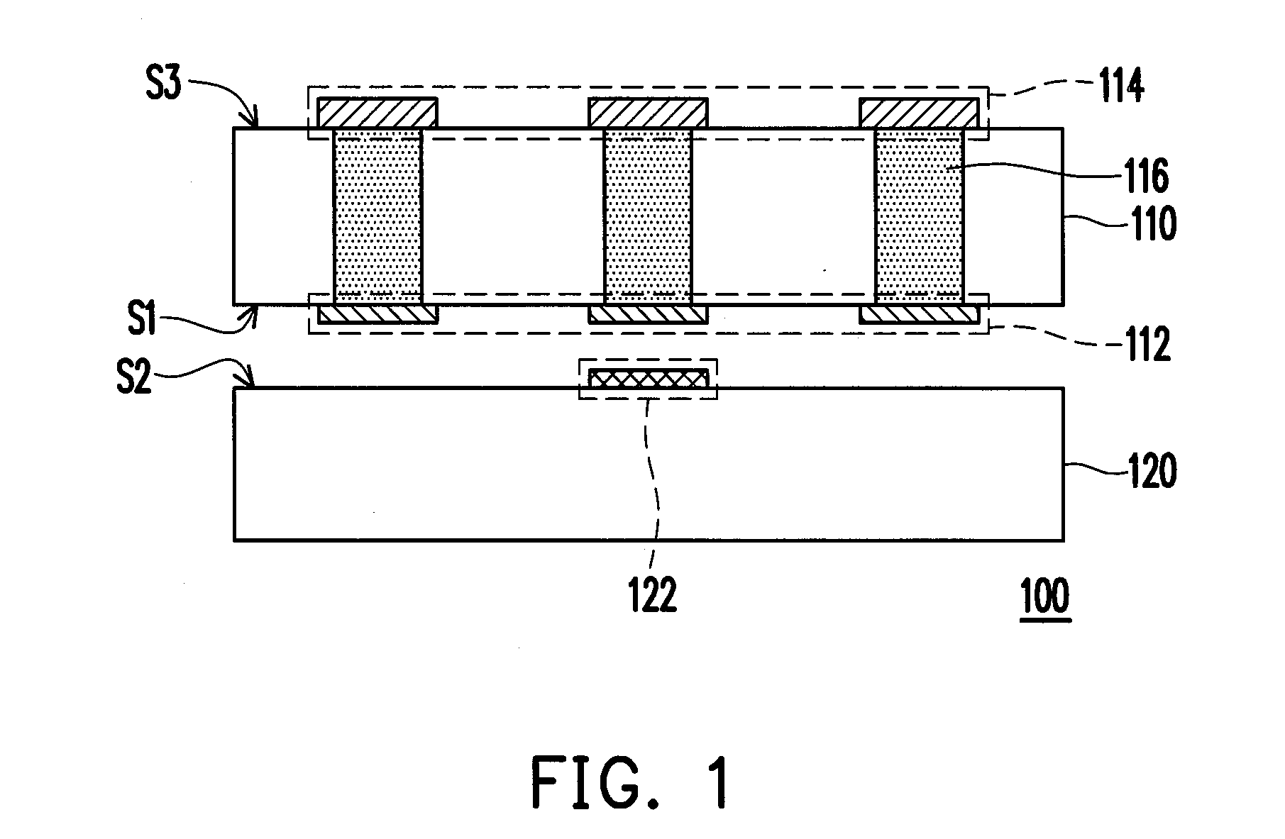 Electrical test structure applying 3d-ics bonding technology for stacking error measurement