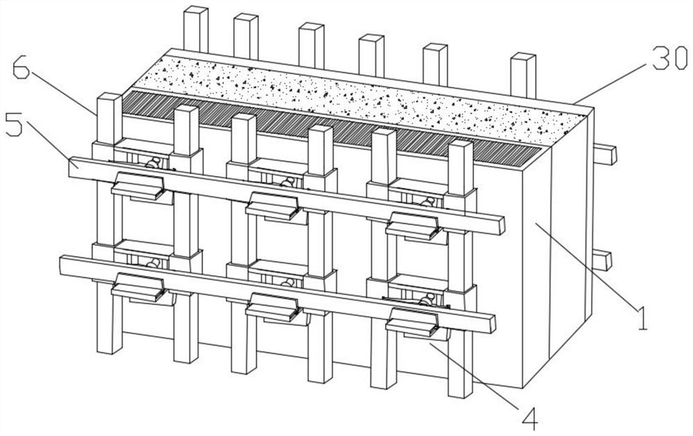 Disassembly-free composite formwork and construction technology thereof