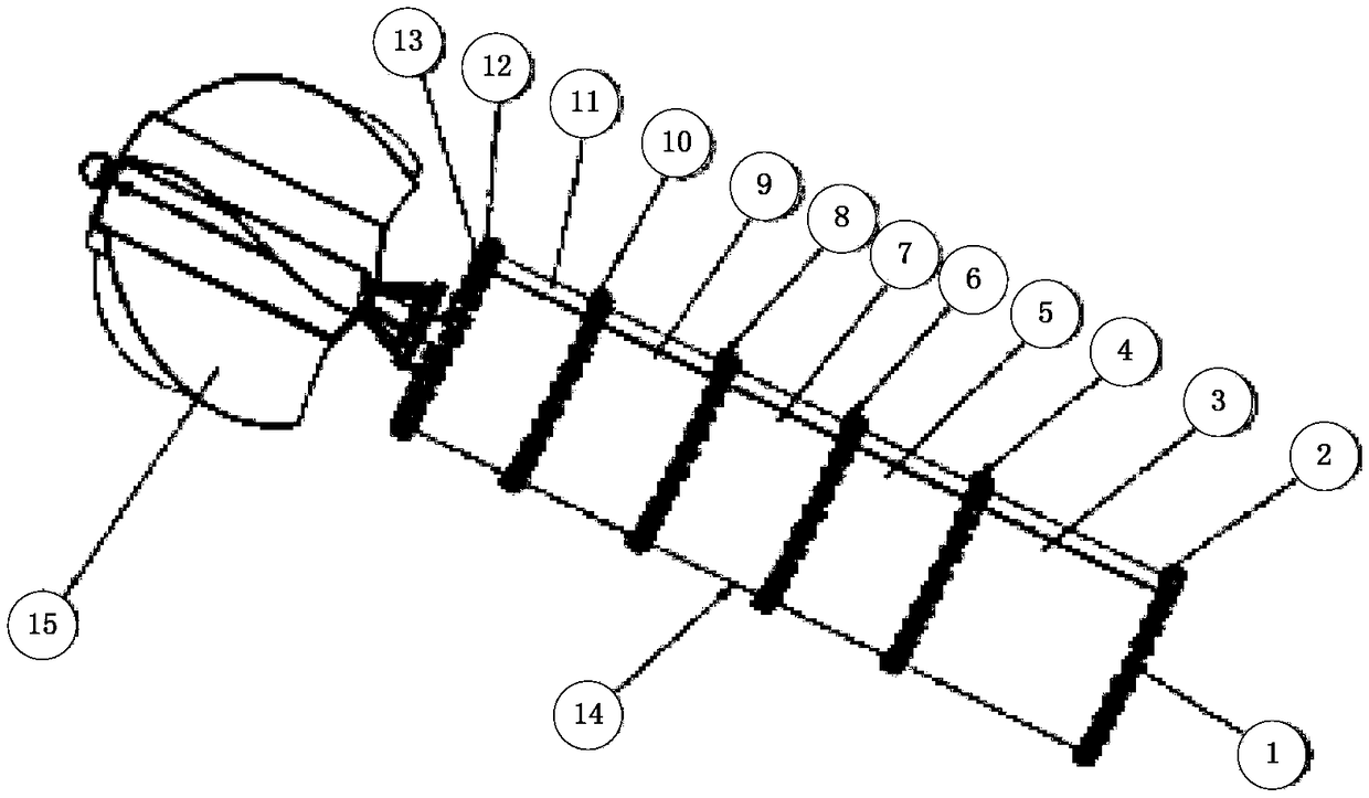 A direct-drive permanent magnet synchronous disc multi-combination high-power vertical wind turbine