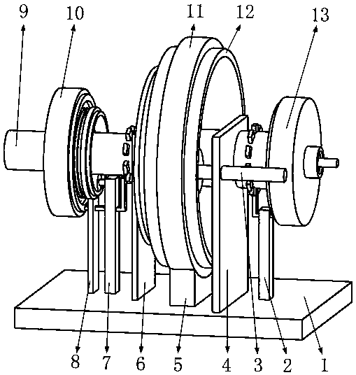Two-gear transmission mechanism based on gear ring drive