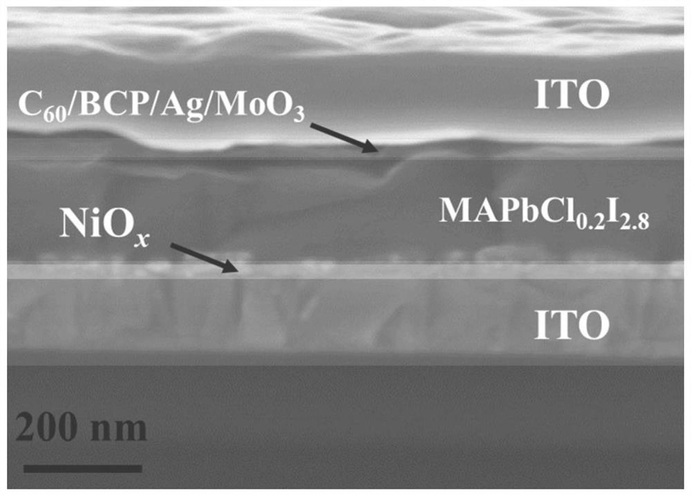 A kind of preparation method of high transmittance buffer layer structure for transparent electrode of laminated battery