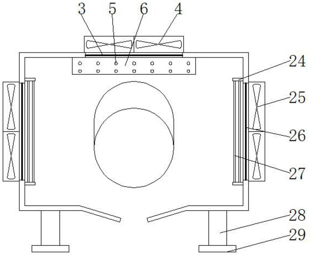 A kind of impurity removal mechanical equipment for metallurgical mine development with drying function