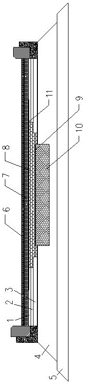 Pavement overhaul method and structure for treating different lane road surfaces with large road condition differences