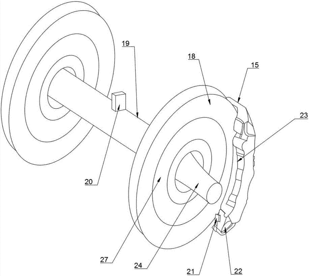 Automobile safety brake with self-checking function and use method of automobile safety brake