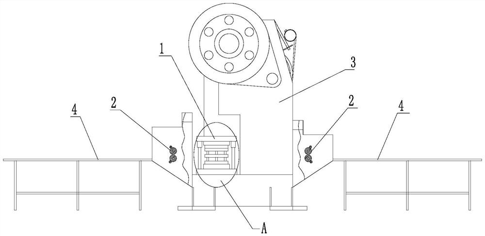 Steel plate punching machine