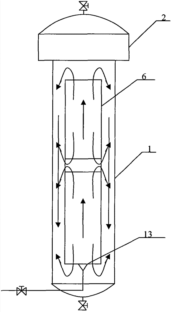 Airlift type loop reactor and method for penicillin fermentation by using the same