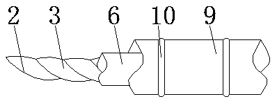 An insulated high-temperature resistant high-strength low-halogen smoke power cable