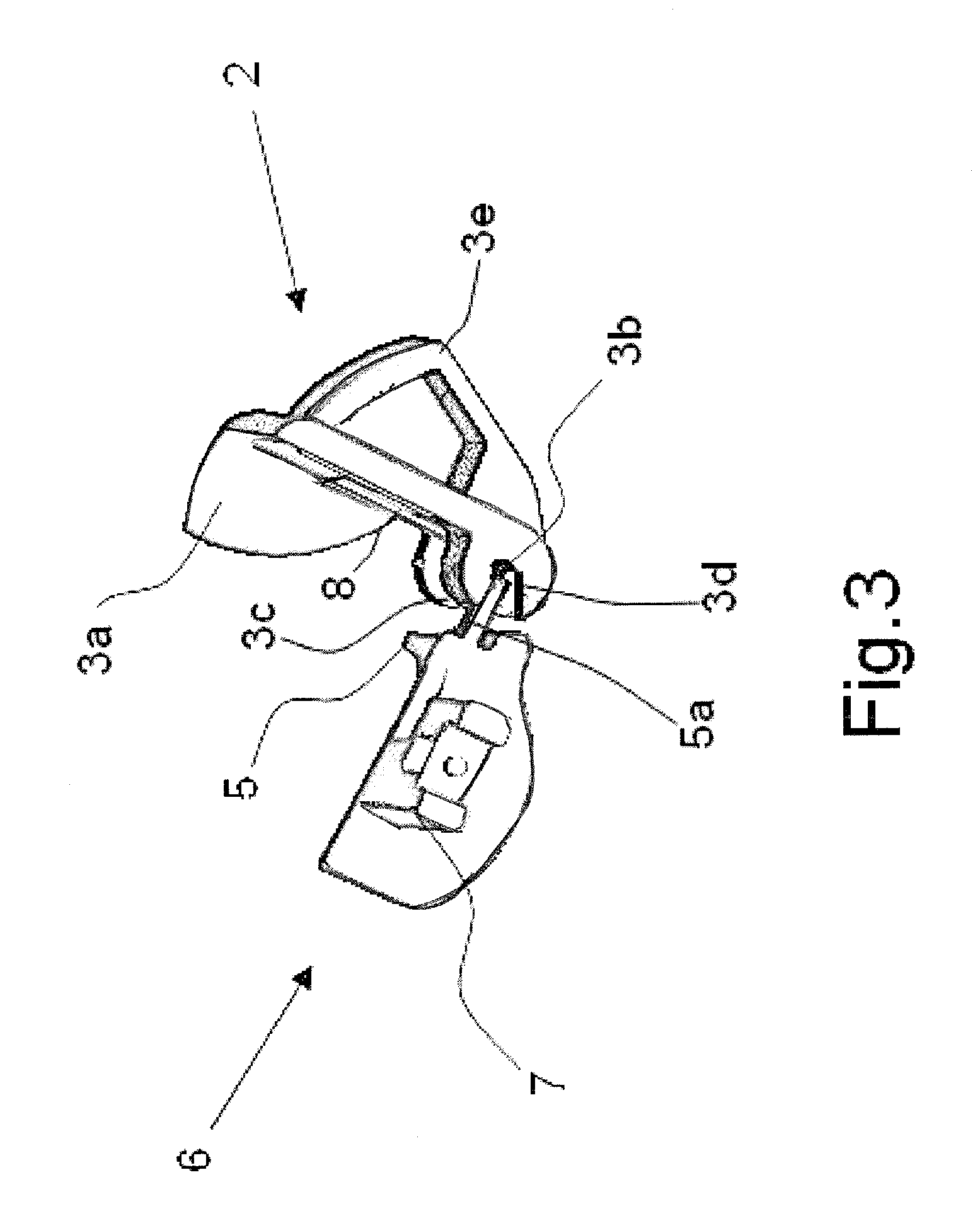 Handgun holster provided with a shutter safety lock