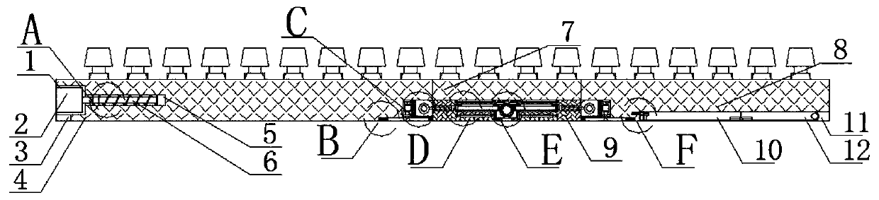 Computer keyboard convenient to fold and capable of effectively protecting keys