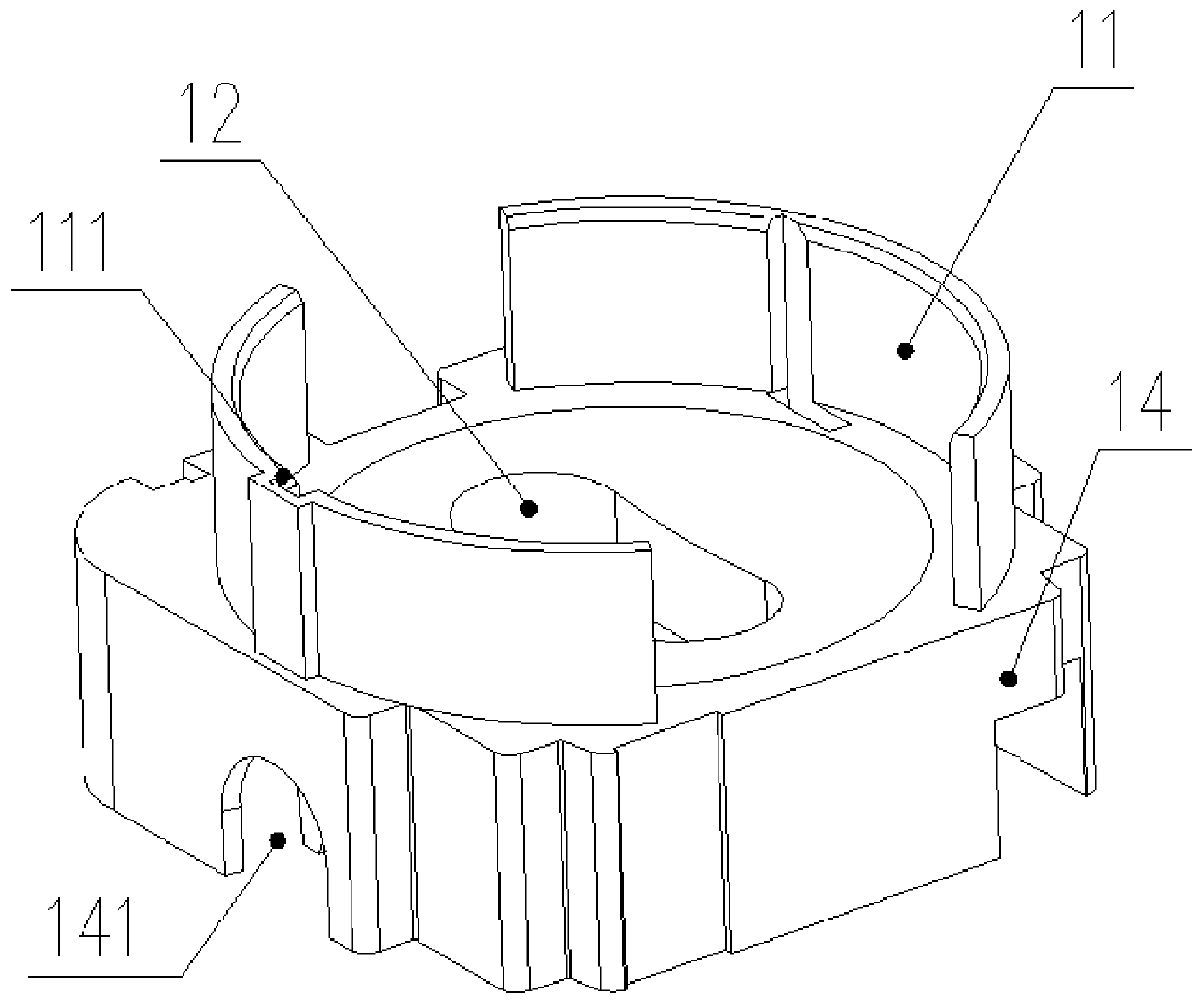 Filter seat assembly for water purifiers, and outdoor water purifier with filter seat assembly