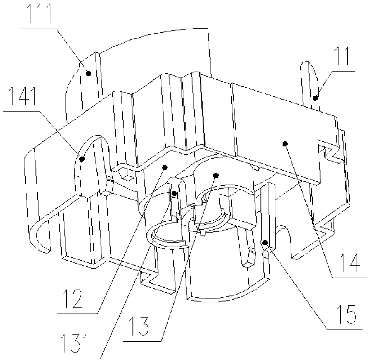 Filter seat assembly for water purifiers, and outdoor water purifier with filter seat assembly