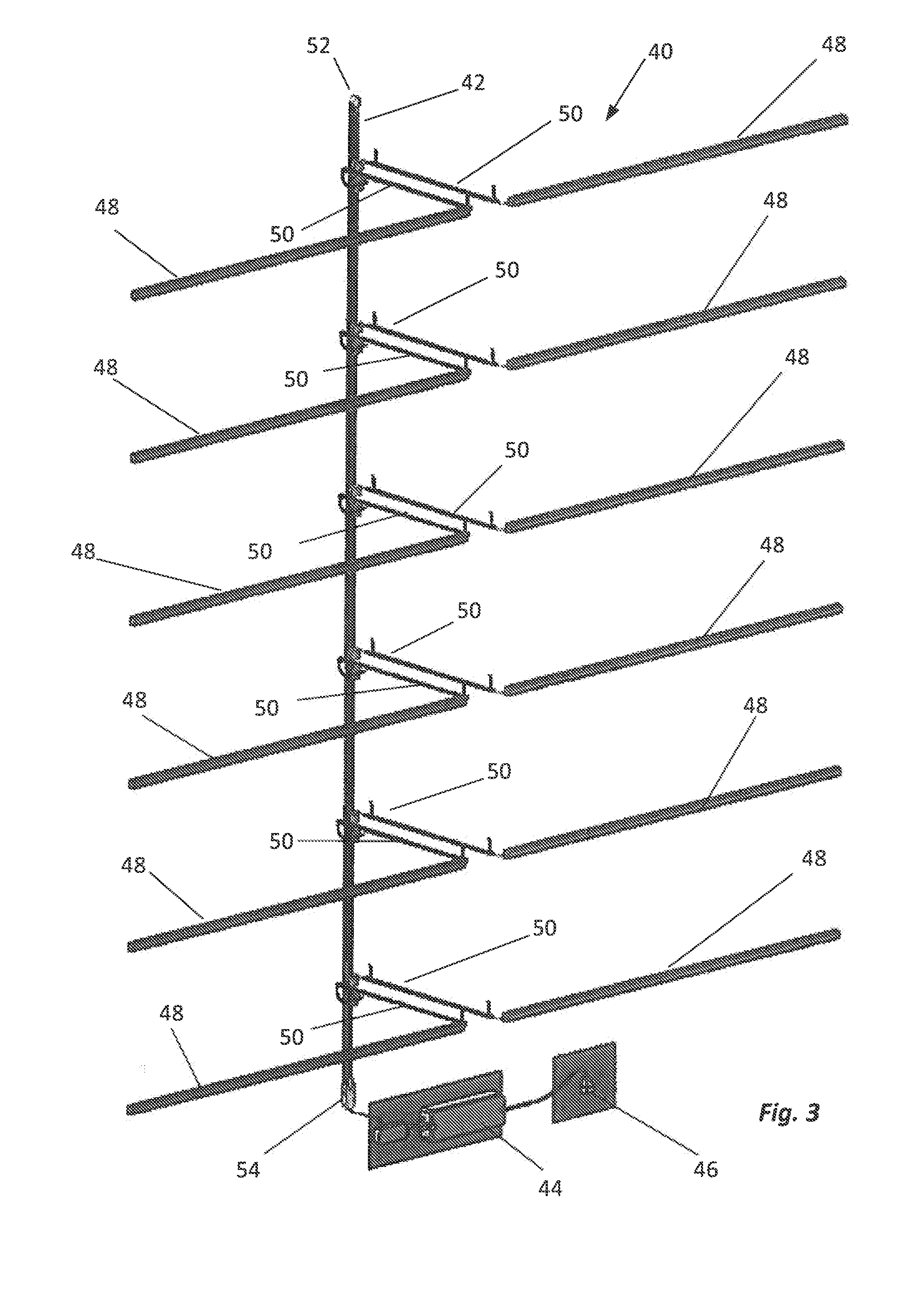Electrical Assembly for Connecting Components of a Lighting System for Illuminating Store Shelving