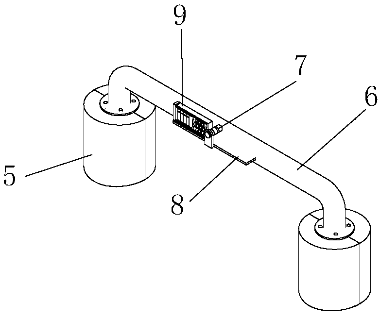 Coke oven heating gas pipeline cock system tool-type modular installation construction method