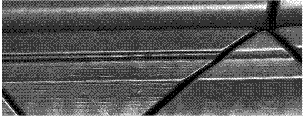 Polishing method for irregular marble surface