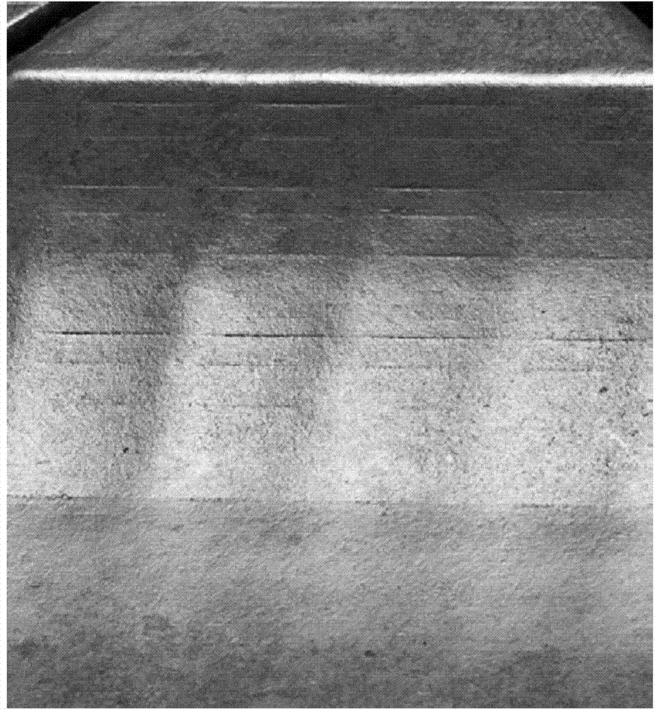 Polishing method for irregular marble surface