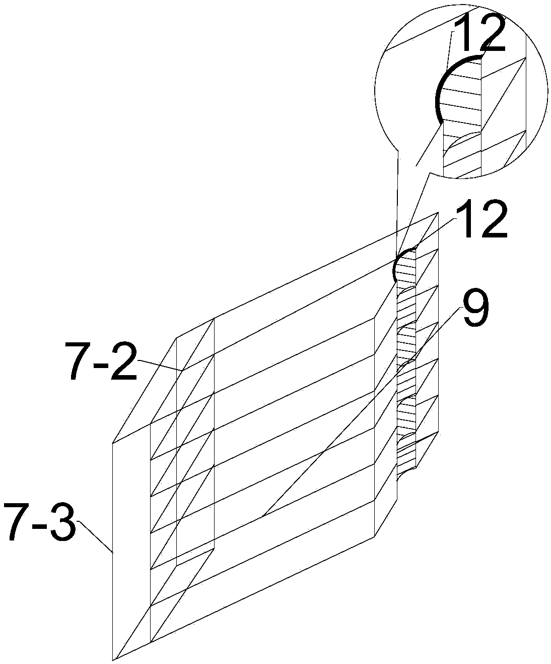 Device and method for testing work performance of anchor rod cable capable of simulating rock layer fracture and separation on basis of electromagnetic effects