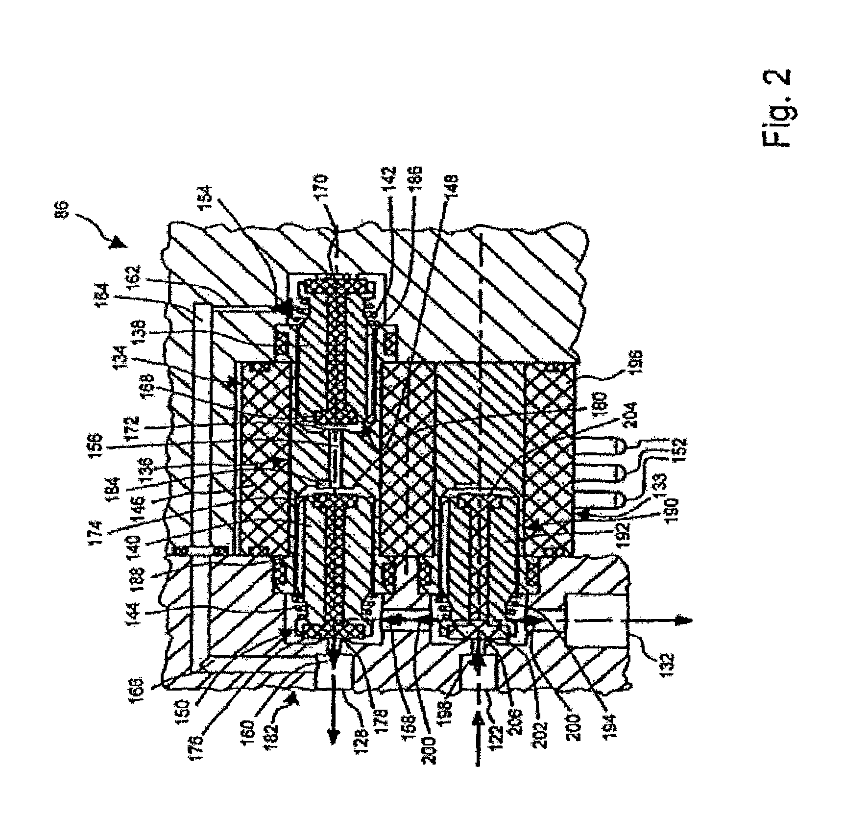 Valve unit for a brake control device