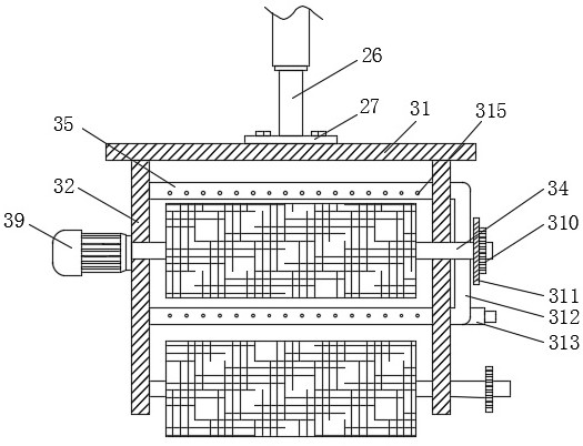 A cattle trough cleaning equipment for animal husbandry