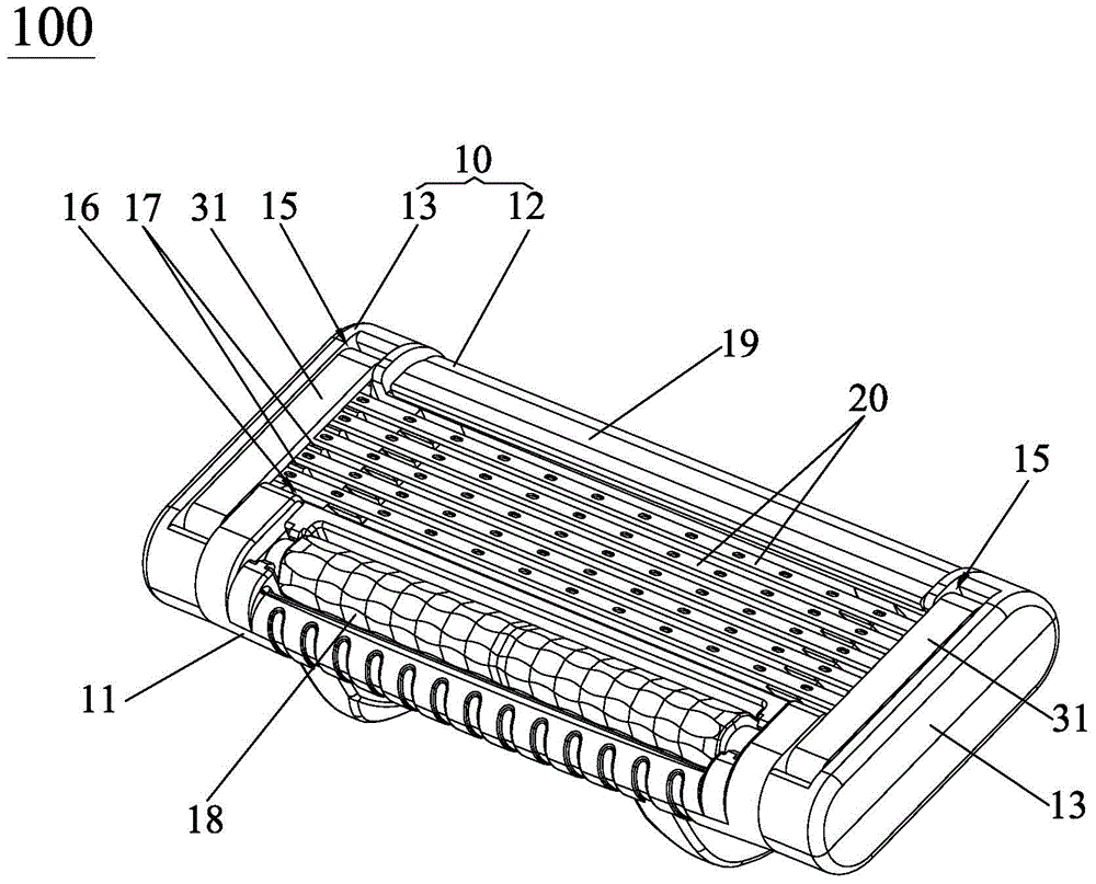 Shaver head and assembling method thereof