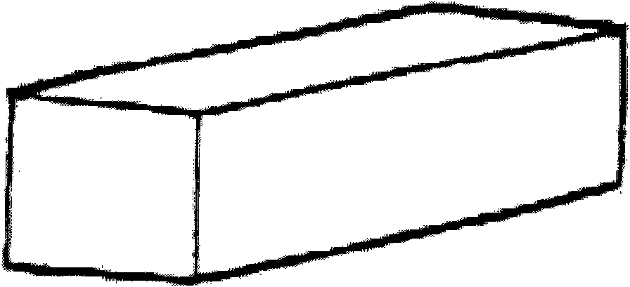 Fret bar for ingot slicing, ingot to which fret bar is stuck, and ingot cutting method using fret bar