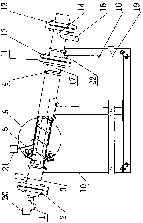 Improved high-voltage alternating current pulse sludge decomposing device and application thereof