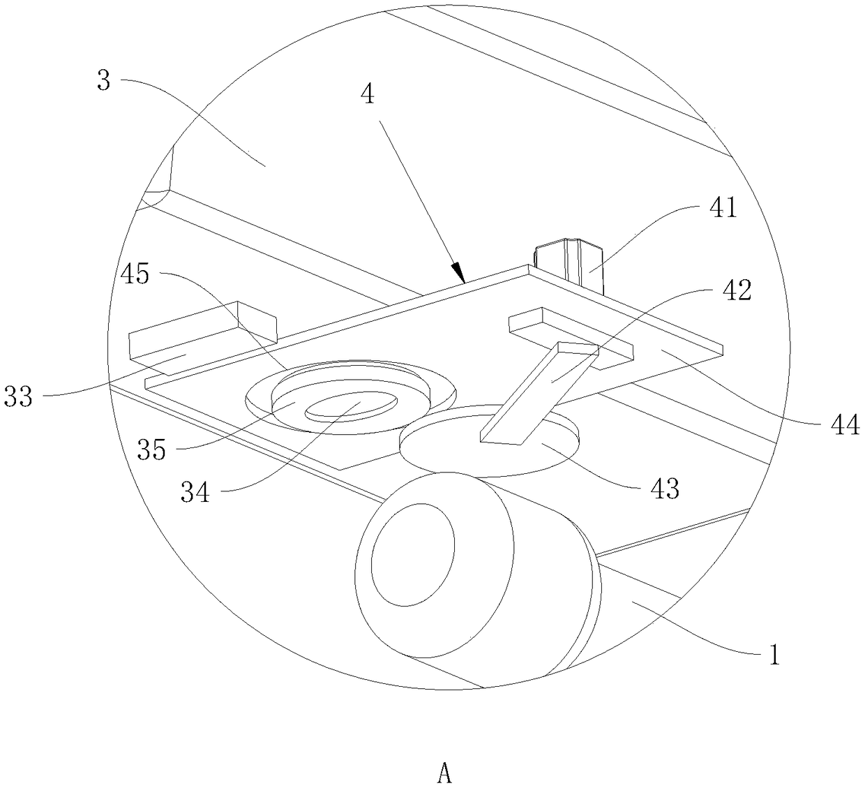 Seeding device for degraded woodland carried by unmanned aerial vehicle