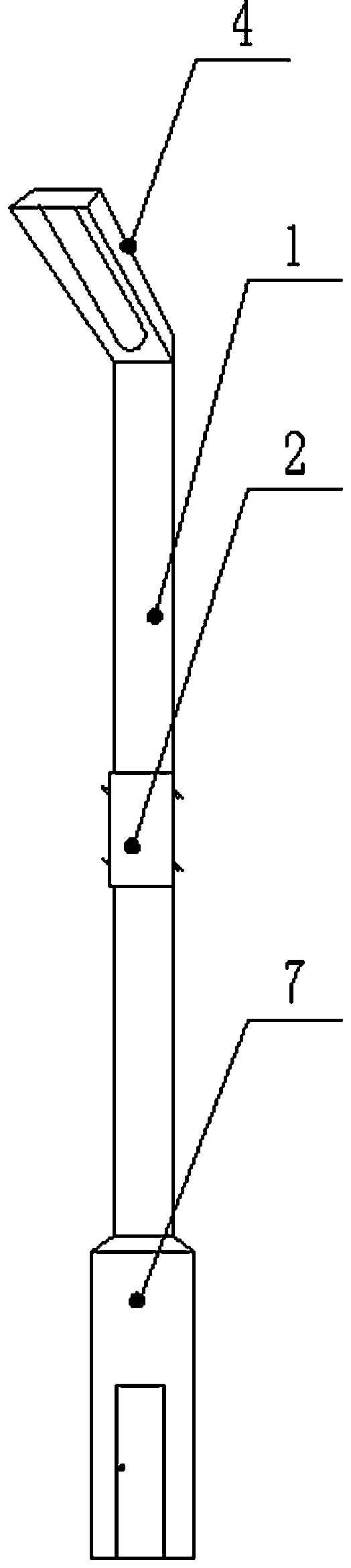 Assembly type solar street lamp