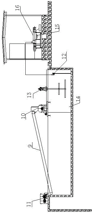 Water eutrophication control-based floating plant acquiring and processing system