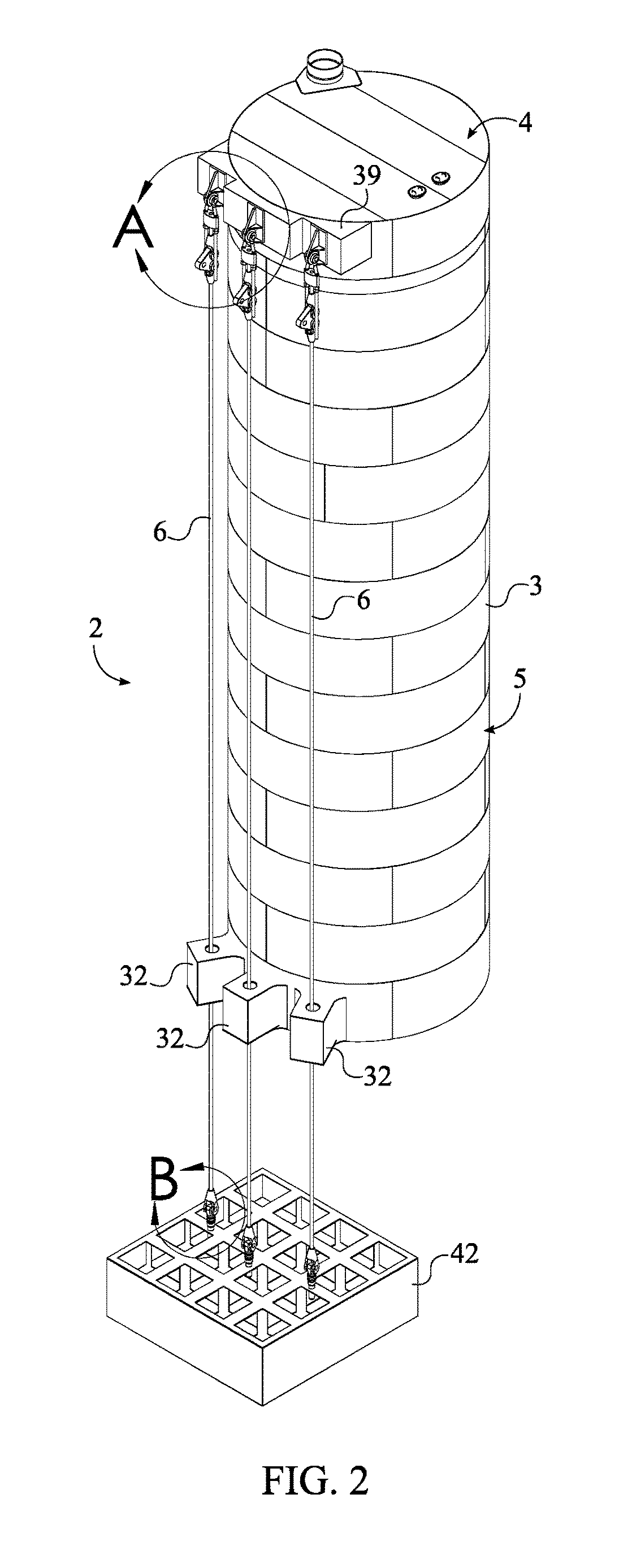 Tension-Leg Platform Anchoring System