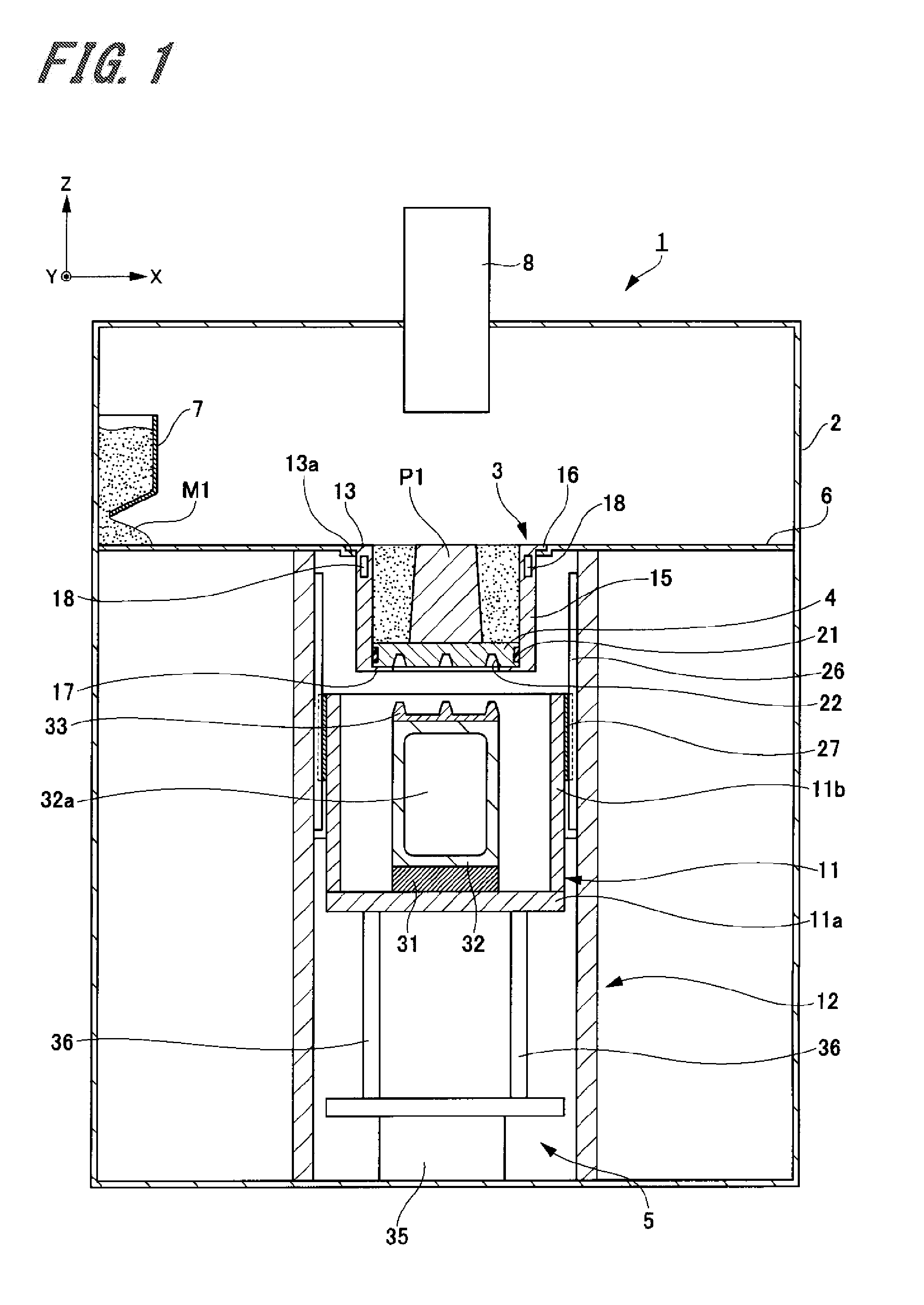 Machine and Method for Additive Manufacturing