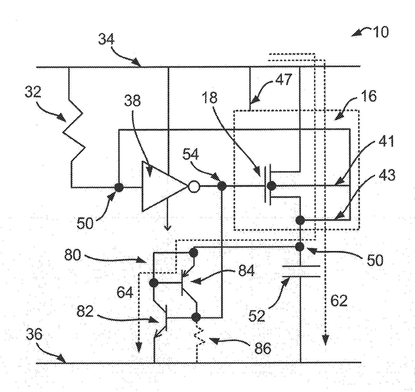 Electrostatic Discharge Power Rail Clamp Circuit