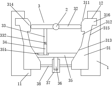 A kind of linkage sealing damper