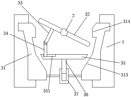 A kind of linkage sealing damper