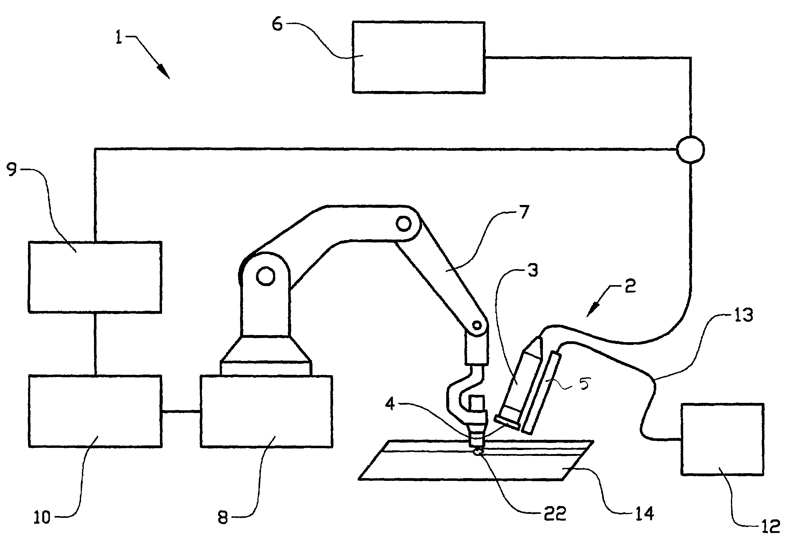Device and method for monitoring a welding area and an arrangement and a method for controlling a welding operation