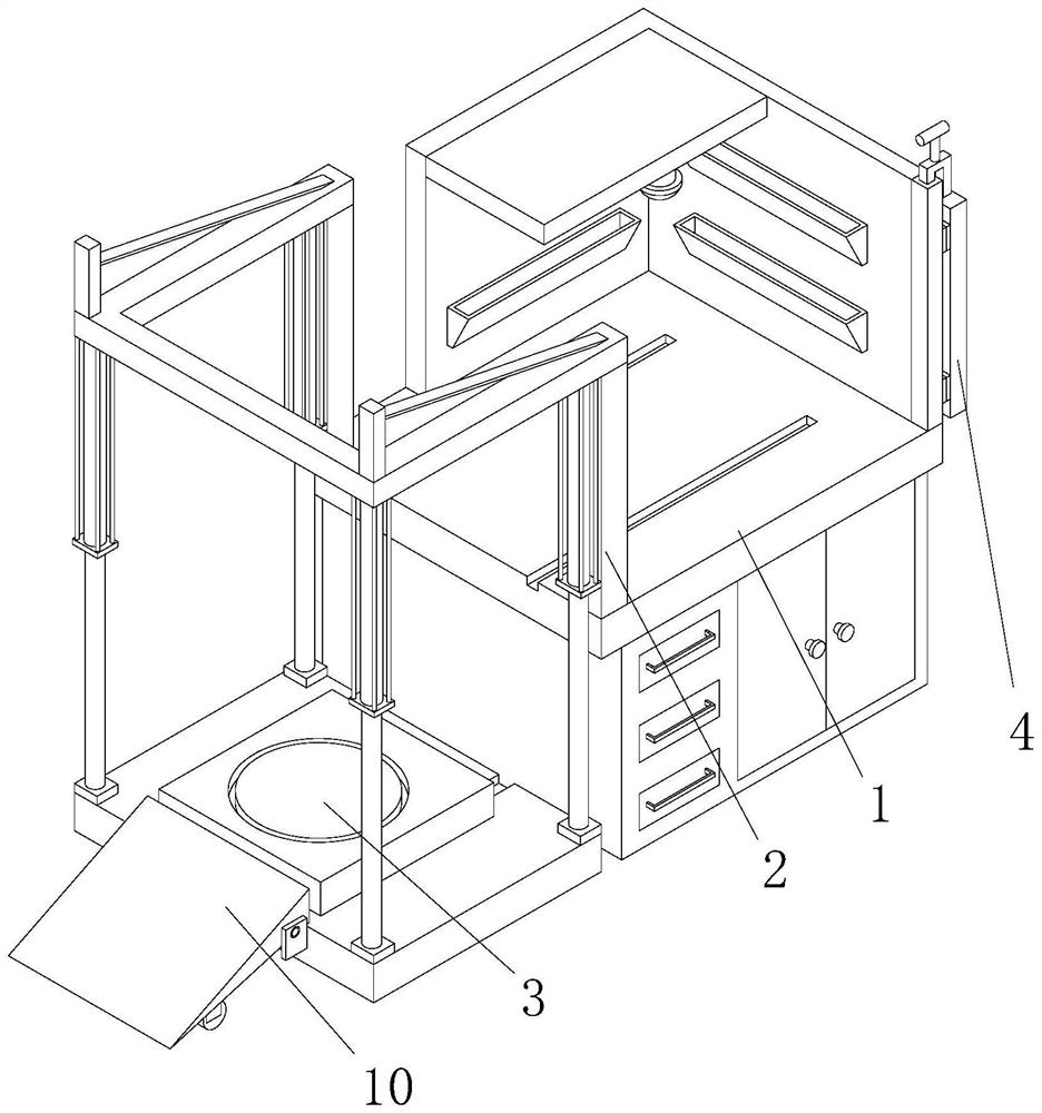 Operating table for maintenance of explosive ordnance disposal robot