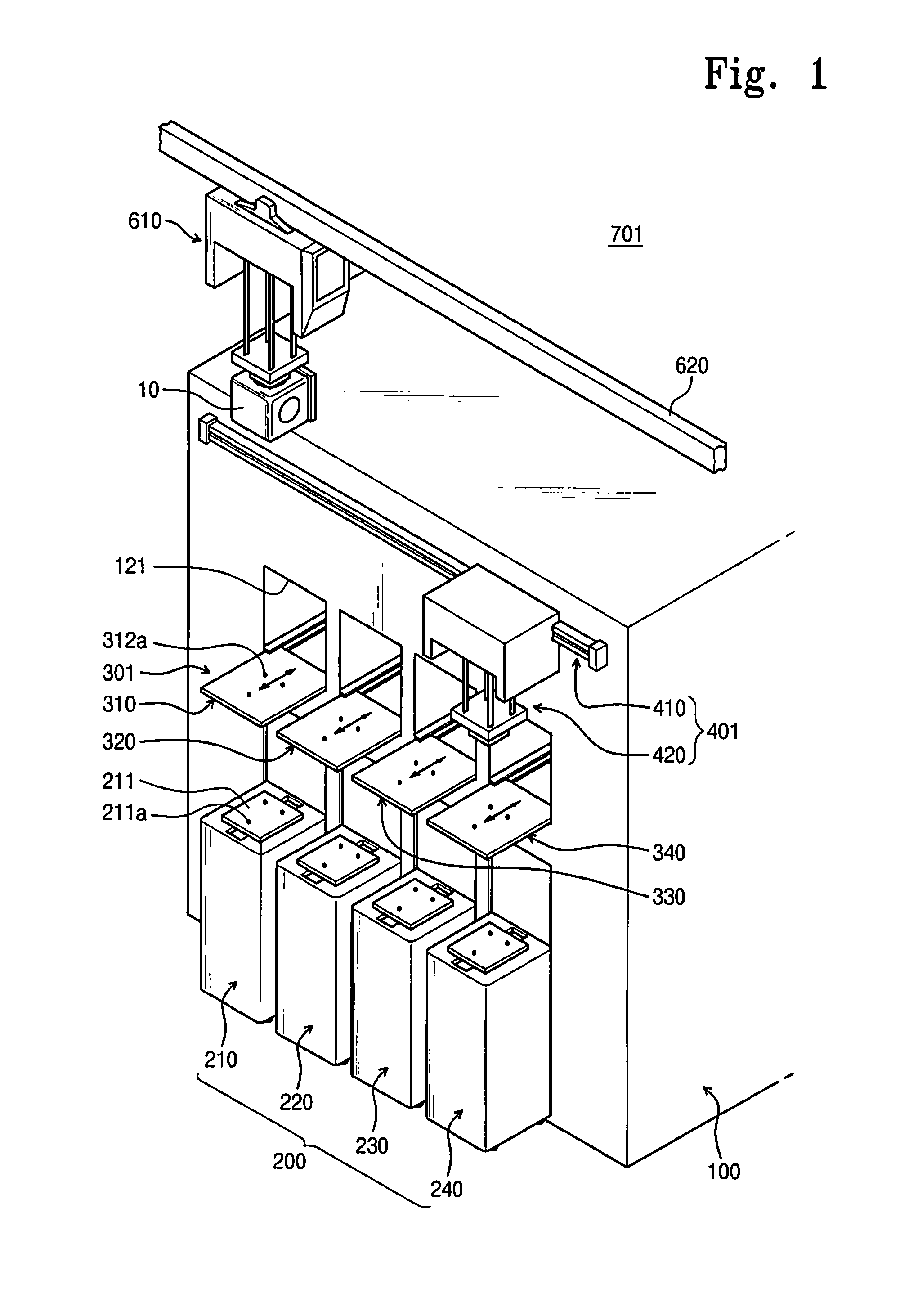 Substrate processing apparatus and method for transferring substrate for the apparatus