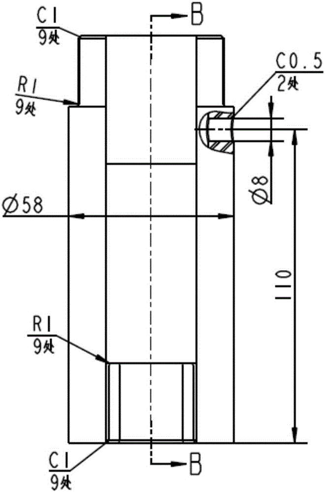 Fast tightening device for screw pair in small space