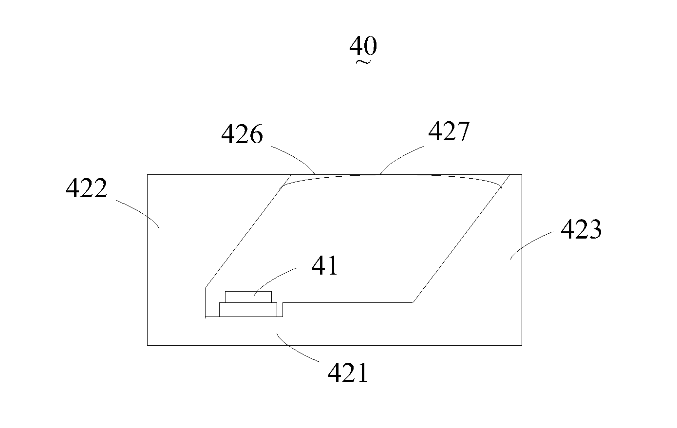 LCD device and LED package structure thereof