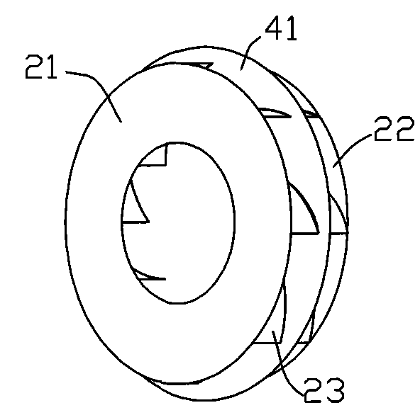 Speed variator with variable flow impeller