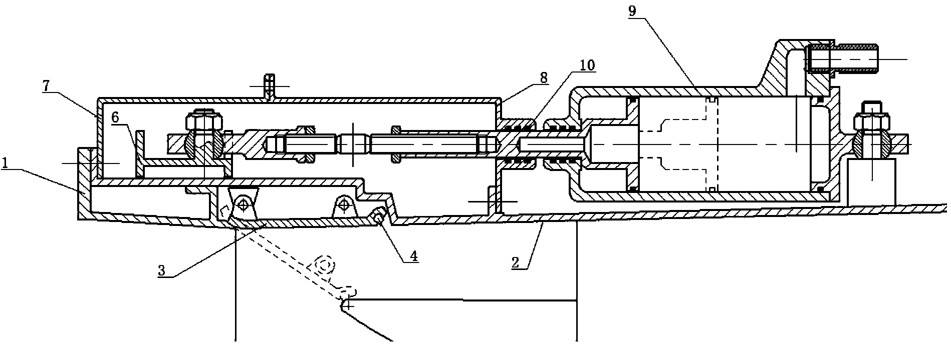 Mode switch valve of variable-cycle engine adjustable mechanism