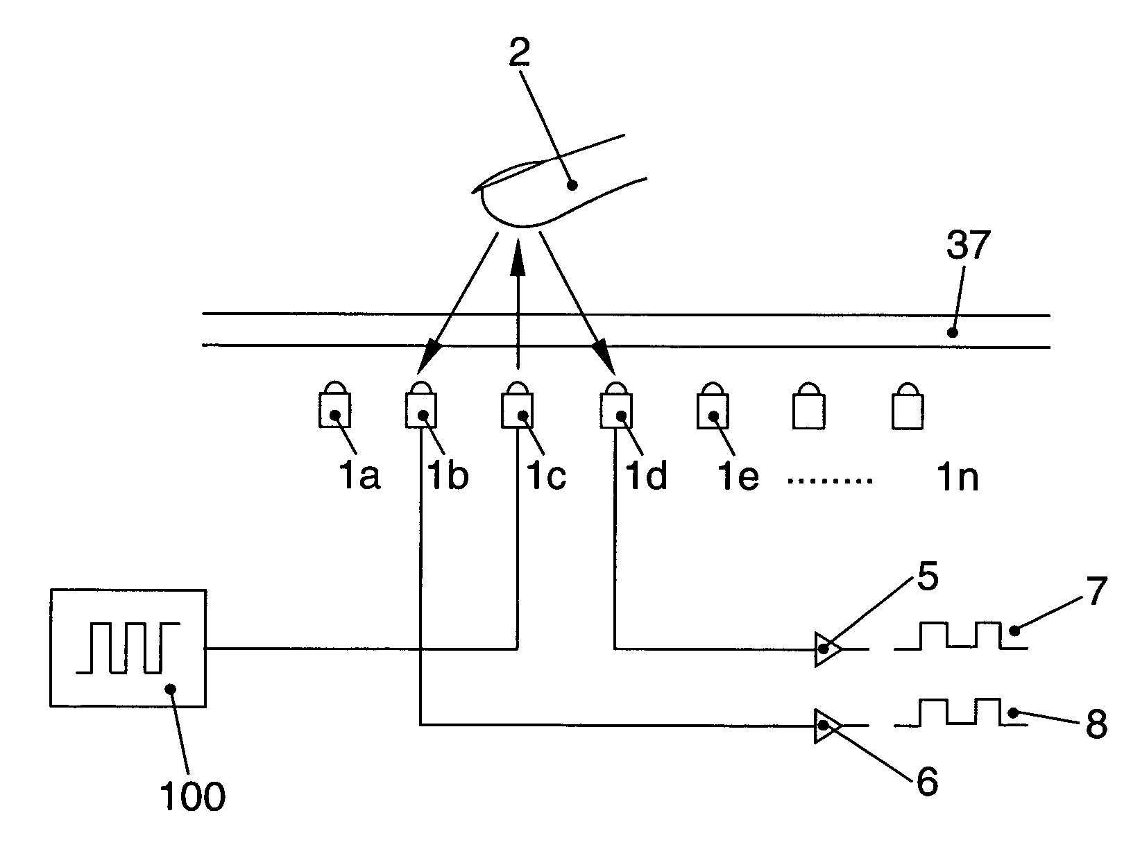 Circuit with an opto-electronic display unit