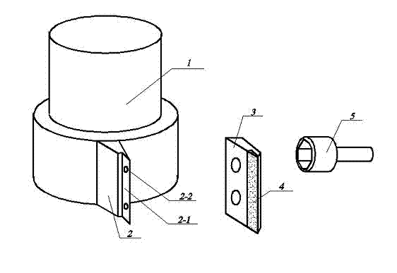 Repairable type milling cutter and integrated repair device