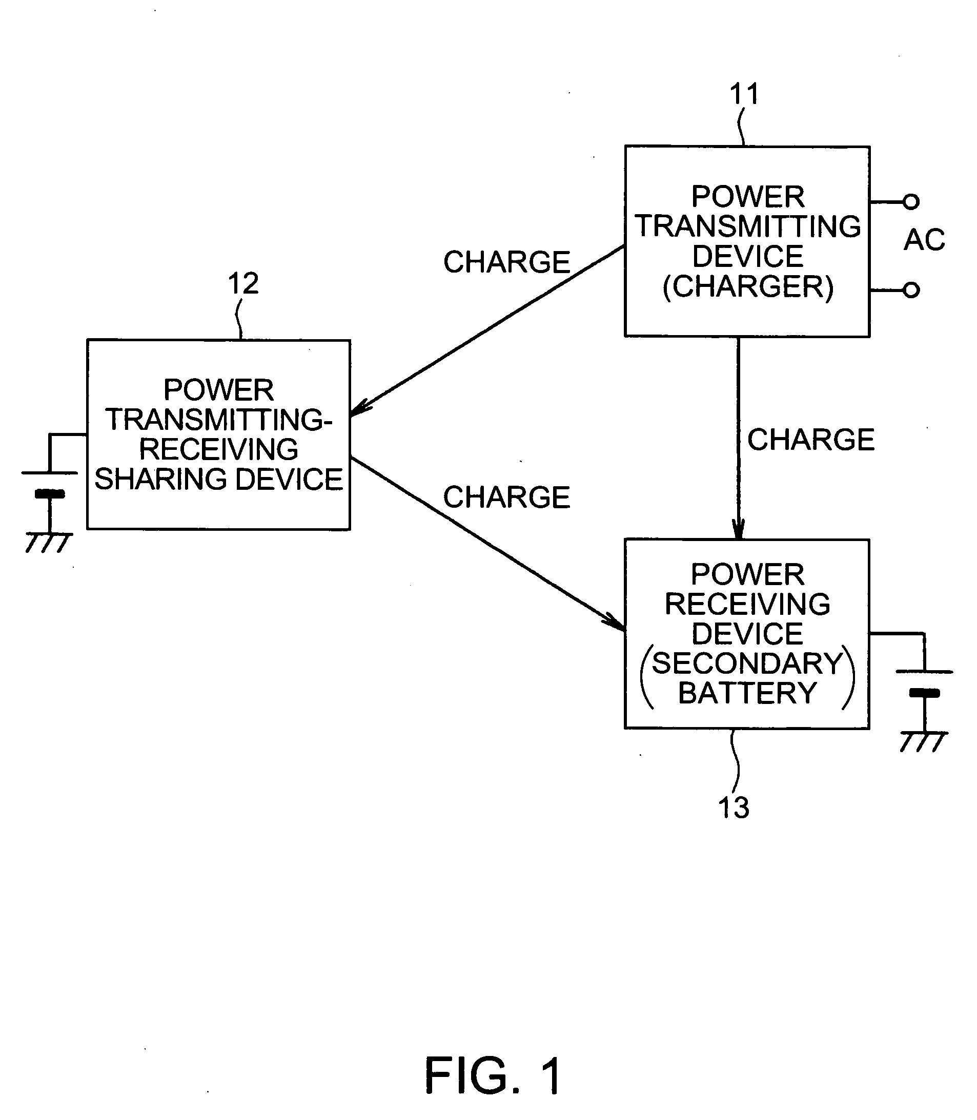 Contactless power transmitting device