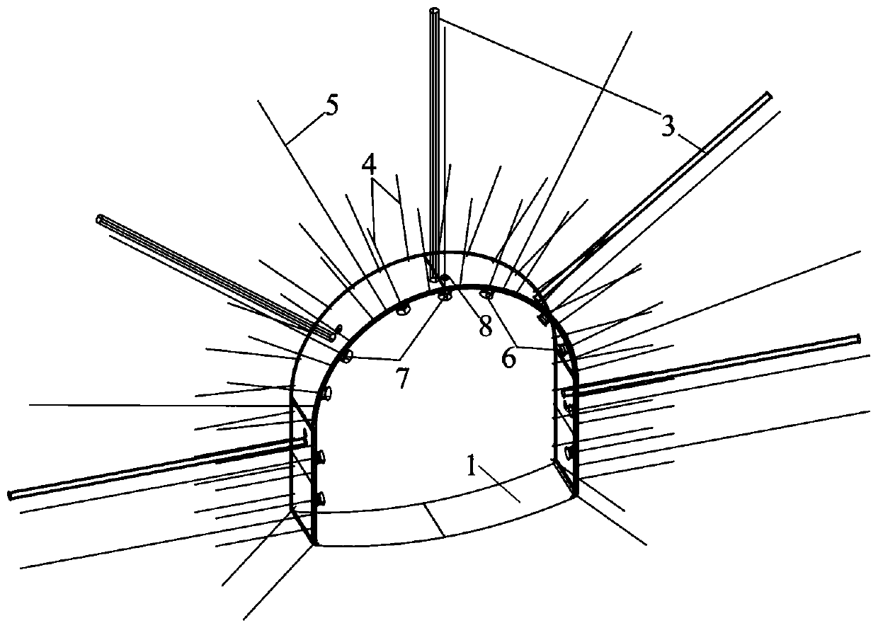 Coal mine roadway surrounding rock deformation characteristic joint monitoring system and monitoring method