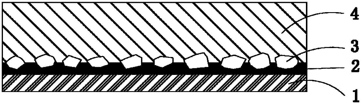 High-solid-content emulsified asphalt for stress absorbing layer, preparation method and construction method thereof