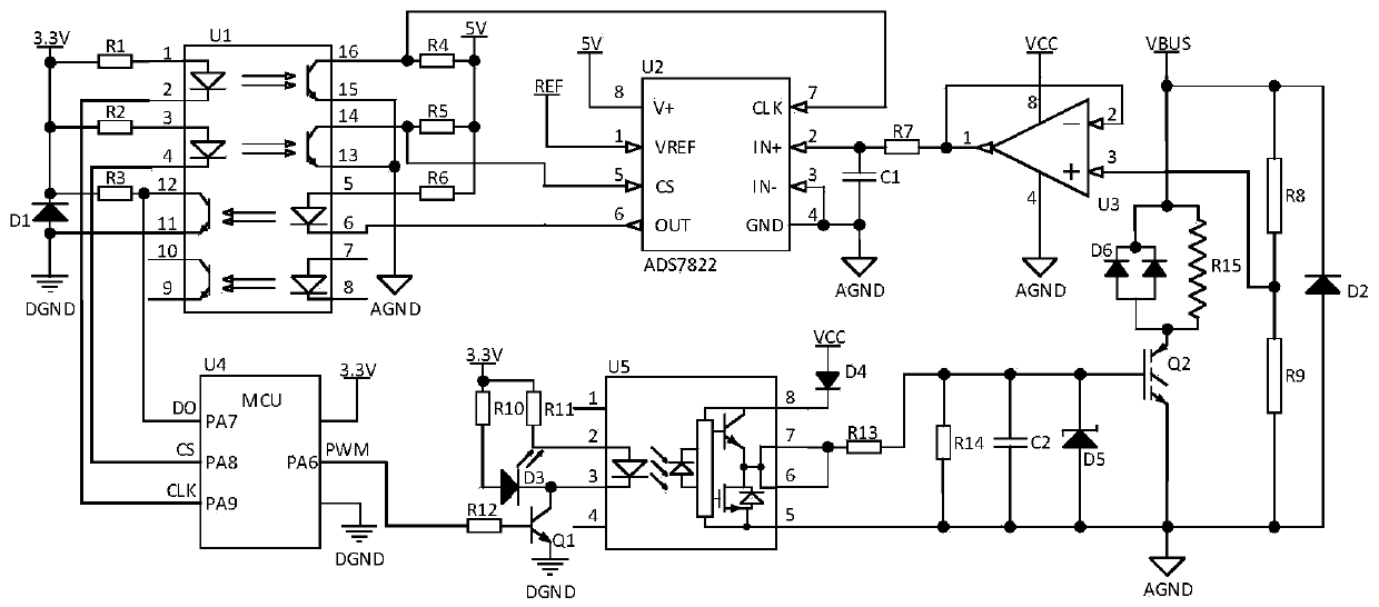 Pumping voltage detection and discharge circuit