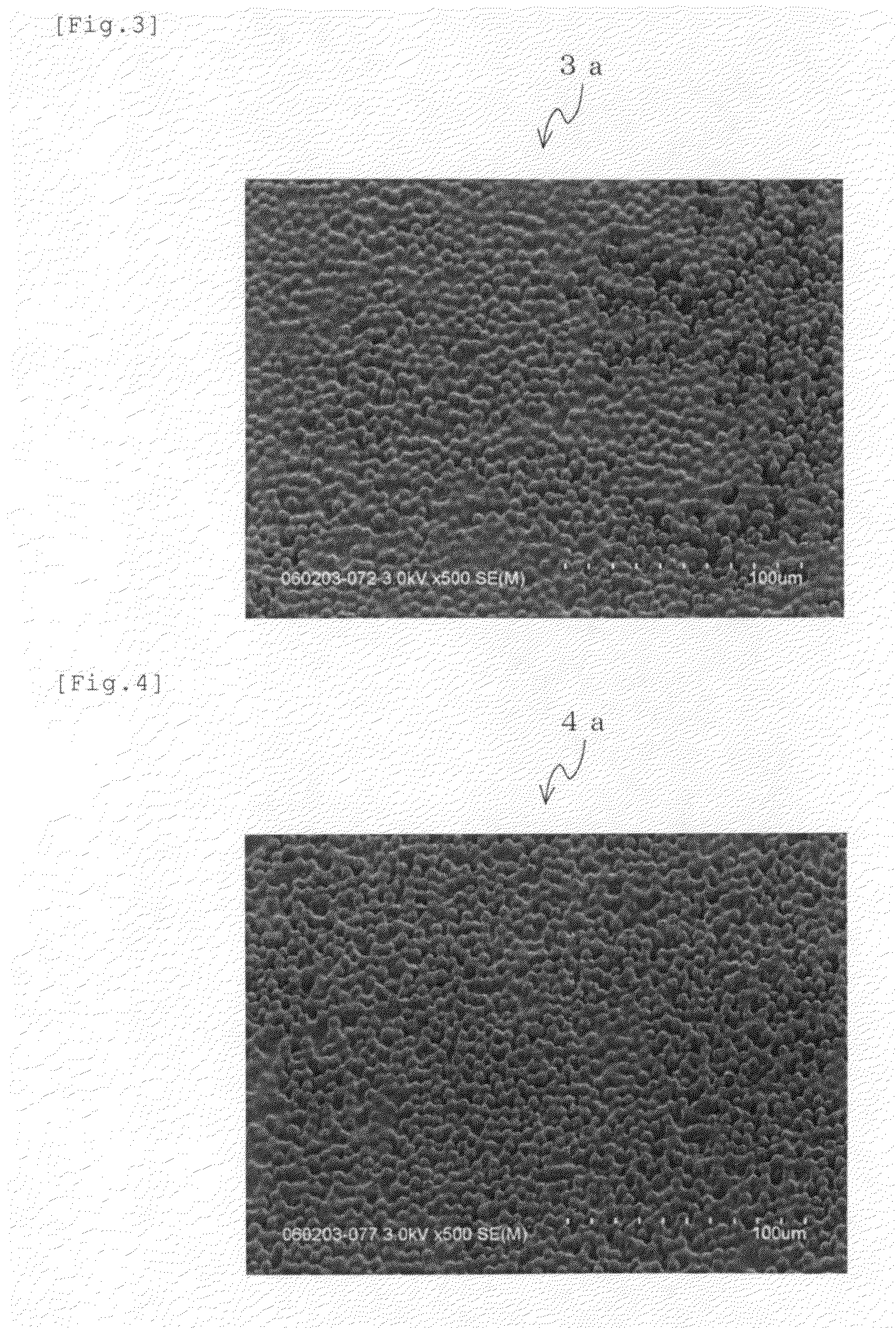 Polymer articles with Polymer layer containing incompatible material unevenly distributed and surface-roughened tape or sheet comprising the polymer articles
