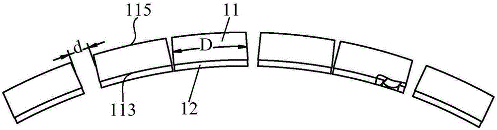 Drum brake lining and drum brake