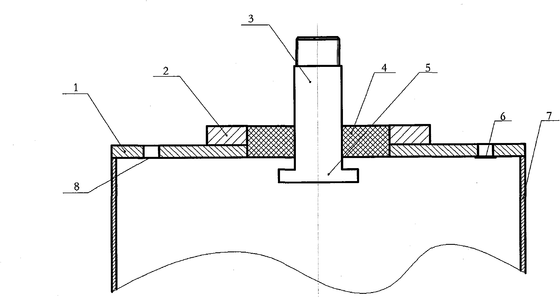 Cylindrical lithium ion battery structure suitable for series connection and parallel connection