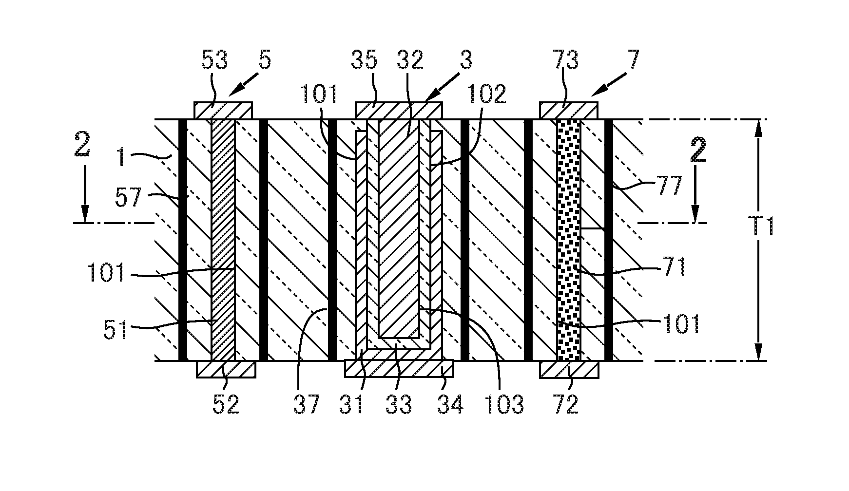Substrate with built-in passive element